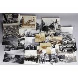 PACKET OF ASSORTED Norwich photographs including a few albumen