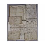 PACKET: small lot, Hockwold deeds, mainly 17th century Charles I period