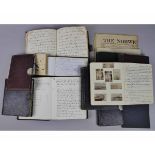 BOX: ten bound journals and diaries kept by Anthony Hamond, Thomas Astley, Horace Hamond and J A H