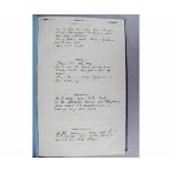 CHARLES FIFTH LORD SUFFIELD OF GUNTON PARK MANUSCRIPT DIARY 1880, good quantity manuscript