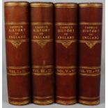 CASSELL'S HISTORY OF ENGLAND, circa 1898, special edition, 8 volumes in 4, plates including 32