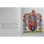 [GEORGE GLEN NAPIER]: ENGLISH HERALDRY 1215-1930, Edinburgh 1932-35, privately printed (small