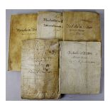 WATTON: ROCKELLS MANOR IN WATTON, 5 manuscript Court Baron Minute Books, circa 1673 to 1848, the