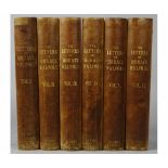 HORACE WALPOLE EARL OF ORFORD: THE LETTERS OF, London, Richard Bentley 1840, 1st edition, 6 volumes,