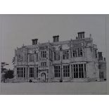 Michael Kay (contemporary, British), "Felbrigg Hall, Felbrigg, Norfolk", pen and ink drawing,