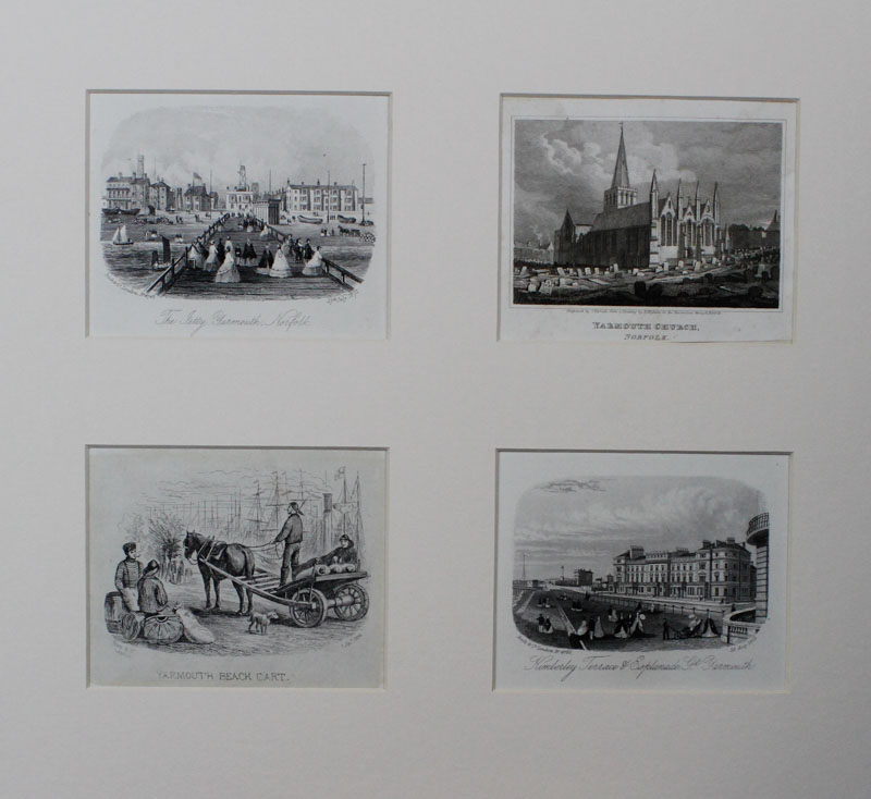 After various artists, various engravers 24 small black and white engravings – Great Yarmouth and - Image 2 of 6