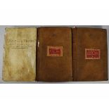 SLOLEY: SLOLEY WITH THE MEMBERS, (cover title), Manor Court Rolls circa 1773-1924, 3 volumes;