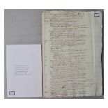 MATTHEW PARIS, TRANSCRIPTS OF THE WORKS OF MATTHEW PARIS, dated London 1640, suggesting they were