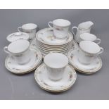 Quantity of modern Chinese floral decorated tea and table wares