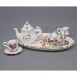 Mixed Lot: modern dolls tea service, together with various small ornaments