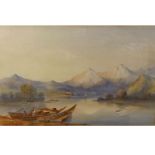 19TH CENTURY ENGLISH SCHOOL, watercolour, Lakeland scene, 8" x 12"