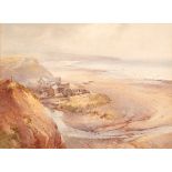 CHARLES WILLIAM ADDERTON (1866-1944, BRITISH) Robin Hood Bay watercolour, signed lower left 19" x