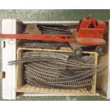 Model Railway interest, mixed Lot: model Jones Mobile Crane plus a quantity of model railway track