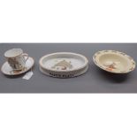 Mixed lot: Royal Doulton Dickens ware, bowls, Shelley Mabel Lucie Atwell cup and saucer, baby's