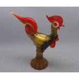 Mid-20th century Murano glass model of a cockerel