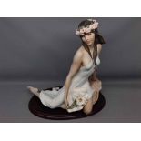 Florence Studio Galleria Limited Edition Figure of young female, raised on an oval plinth base