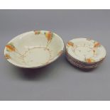 Quantity of T G Green, Over The Hill pattern bowls