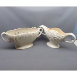 Two double-handled flower vases, one by Spode, one by Dartmouth (2)