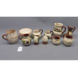Mixed Lot: various Torquay Pottery wares to include range of various jugs, salt and pepper pots,