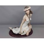 Florence Studio Galleria Limited Edition Figure of young female, raised on an oval plinth base