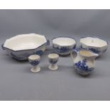 Collection of Royal Doulton Norfolk pattern table wares to include three octagonal serving dishes,