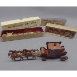 Mixed lot: Two Britain's miniature State Coaches with original boxes together with a further unboxed