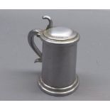 Novelty table lighter formed as a pewter beer stein, marks to base Dunhill, 3 1/2" high