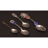 Mixed Lot: four various Royal Commemorative souvenir type spoons, weight approx 84gms, various dates