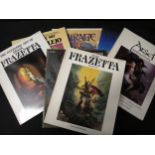 BETTY BALLANTINE, 3 titles: FRANK FRAZETTA BOOK TWO; FRANK FRAZETTA BOOK FOUR, each Peacock Press/