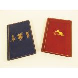 A A MILNE: 2 titles: NOW WE ARE SIX, 1927 1st edition, original cloth gilt: WHEN WE WERE VERY YOUNG,