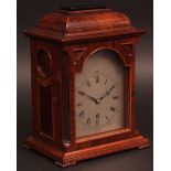 Early 20th century walnut cased bracket timepiece, Chas Frodsham - 27 South Moulton Street,