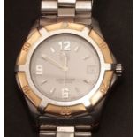 Late 20th Century Stainless Steel Quartz Centre Seconds Calendar Wristwatch, Tag Heuer, WN1150,