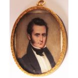 JANE DRUMMOND (FL 1819-1833, BRITISH) Portrait of William Jessup portrait miniature, signed and