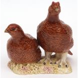 Beswick Group, "Partridge Pair", Model 2063, 6" high