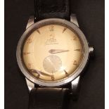 Third quarter of the 20th century stainless steel automatic wristwatch, Omega "Seamaster", cal 344,
