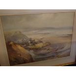 Charles William Adderton (1866-1944, British) Coastal bay scene, watercolour, signed lower left