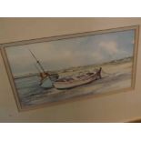 Jason Partner, two framed watercolour studies, "Between tides at Blakeney" and "At the Mill,