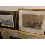 After Alken, group of eight various framed hunting prints
