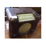 Vintage Bush Bakelite cased radio, Model DAC 90