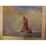 Ken Smith, a group of four pastel studies, various coastal and marine scenes