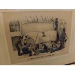 After Thomas Worth, two framed coloured prints, A Crack Trotter - A Little Off and A Crack Trotter -