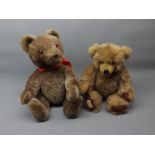 Brown straw-filled bear by The Hermann Teddy Bear Original Company; together with a further Dean's