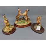 Border Fine Art figures (unboxed and uncertificated): Seated Hare, by Mairi Laing Hunt dated 1988,