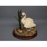 Border Fine Art figures (unboxed and uncertificated): "First One In", model number B0189 of a swan