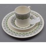 Wedgwood Persephone Eric Ravilious designed cup, saucer and plate (A/F)