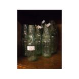 Mixed Lot: various East Anglian glass bottles including Pinchen, Drake, Dawson, Bullard and