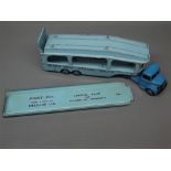 Dinky model Bedford Pullmore car transporter, complete with loading ramp, Model No 582 (playworn)
