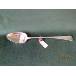 Withdrawn from sale  Late George III silver basting spoon