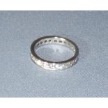 Diamond eternity ring, diamonds are 1.20 ct, ring Size K