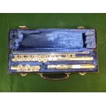 Boosey & Hawks "400" 3 piece flute, cased